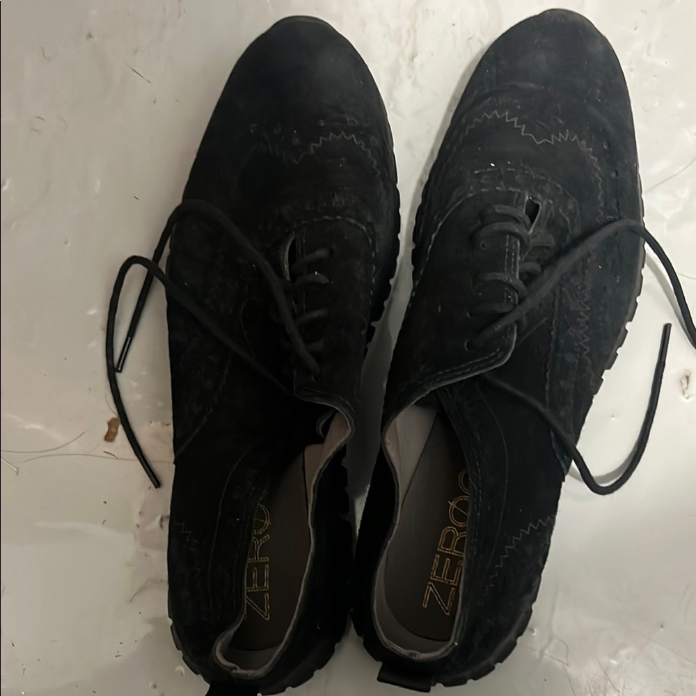 Cole Haan Black Women's suede loafers Shoes